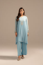 2 Piece Chiffon Embroidered (FS0021)