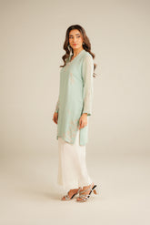 1 Piece Chiffon Embroidered Shirt (FS0044)