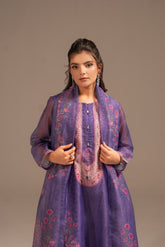 3 Piece Net Embroidered Suit (FS0048)