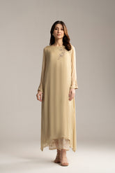 1 Piece Chiffon Embroidered Shirt (FS0049)