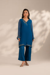 2 Piece Chiffon Embroidered (FS0081)