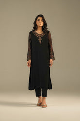 1 Piece Chiffon Embroidered Shirts (FS0112)
