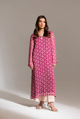 2 Piece Printed Chiffon Printed Suit (FS0124)