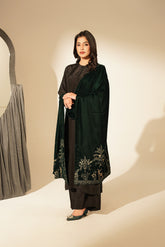 1 Piece Velvet Embroidered Suit (FT0009)