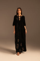 1 Piece Velvet Embroidered (FV0005)