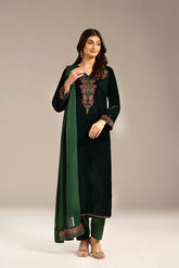 3 Piece Velvet Embroidered (FV0014)