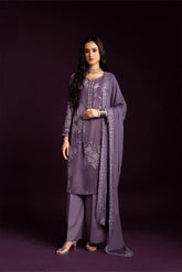 3 Piece Velvet Embroidered (FV0015)
