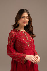 2 Piece Chiffon Embroidered (FW0012)