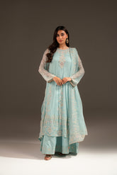 3 Piece Chiffon Embroidered (FW0013)