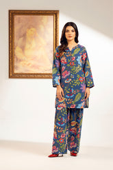 2 Piece Unstitched Printed Cambric Printed Suit (UC0071)
