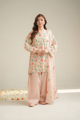 3 Piece Printed Lawn Printed Unstitched Suit (UC0115)