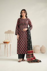2 Piece Printed Lawn Printed Unstitched Suit (UC0113)