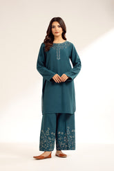2 Piece Slub Khaddar Embroidered Suit (CP0339)