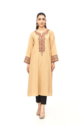 1 Piece Printed Lawn Karandi Embroidered Shirt (HB1177)