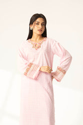 2 Piece Printed Lawn Embroidered Suit (HB1258)