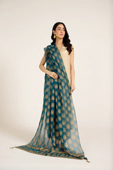 1 Piece Chiffon Printed & Tasselling Dupatta (AA5340)