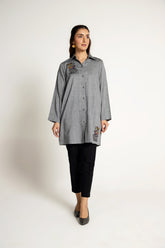 1 Piece Cotton Embroidered Shirt (BZ0062)