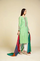 3 Piece Masoori Embroidered Suit (BB9894)