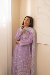 3 Piece Unstitched  Lawn Printed Suit (UC0049)