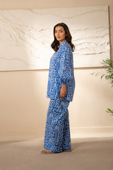 2 Piece Unstitched  Lawn Printed Suit (UC0034)