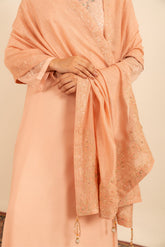 1 Piece Georgette Embroidered Shawl (FH0005)