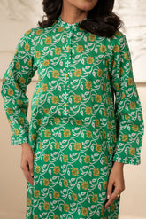 2 Piece Unstitched  Lawn Printed Suit (UC0037)