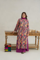 3 Piece Unstitched  Lawn Printed Suit (UC0039)