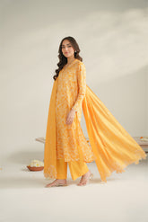 3 Piece Lawn Printed Unstitched Suit (UC0094)