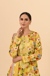 3 Piece Unstitched Printed Lawn Embroidered Suit (UC0024)