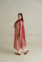 3 Piece Unstitched Printed Lawn Suit (UC0019)