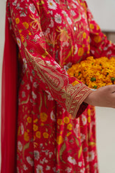 3 Piece Unstitched Printed Lawn Embroidered  Suit (UC0030)