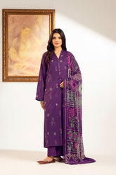 3 Piece Printed Slub Khaddar Printed (UC0079)