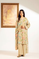3 Piece Unstitched Slub Khaddar Printed Suit (UC0080)
