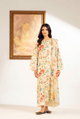 3 Piece Unstitched Printed Slub Khaddar Printed (UC0083)