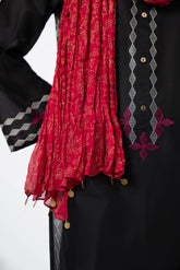 1 Piece Printed Chiffon Solid 1 Piece Dupatta (BS0058)