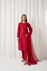 3 Piece Lawn Embroidered Suit (CS0057)