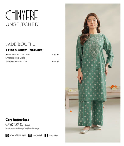 2 Piece Lawn Printed Unstitched Suit (UC0097)
