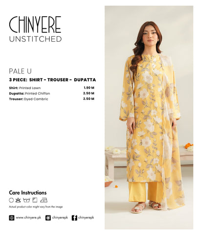 3 Piece Lawn Printed Unstitched Suit (UC0089)