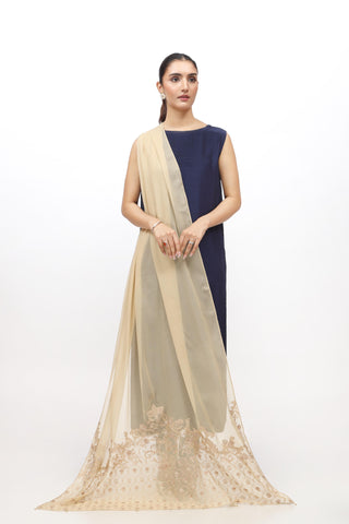 1 Piece Chiffon Embellished Dupatta  (AA5411)