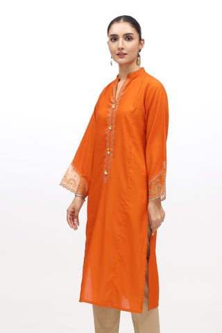 1 Piece Lawn Karandi Embroidered Shirt  (HB1204)