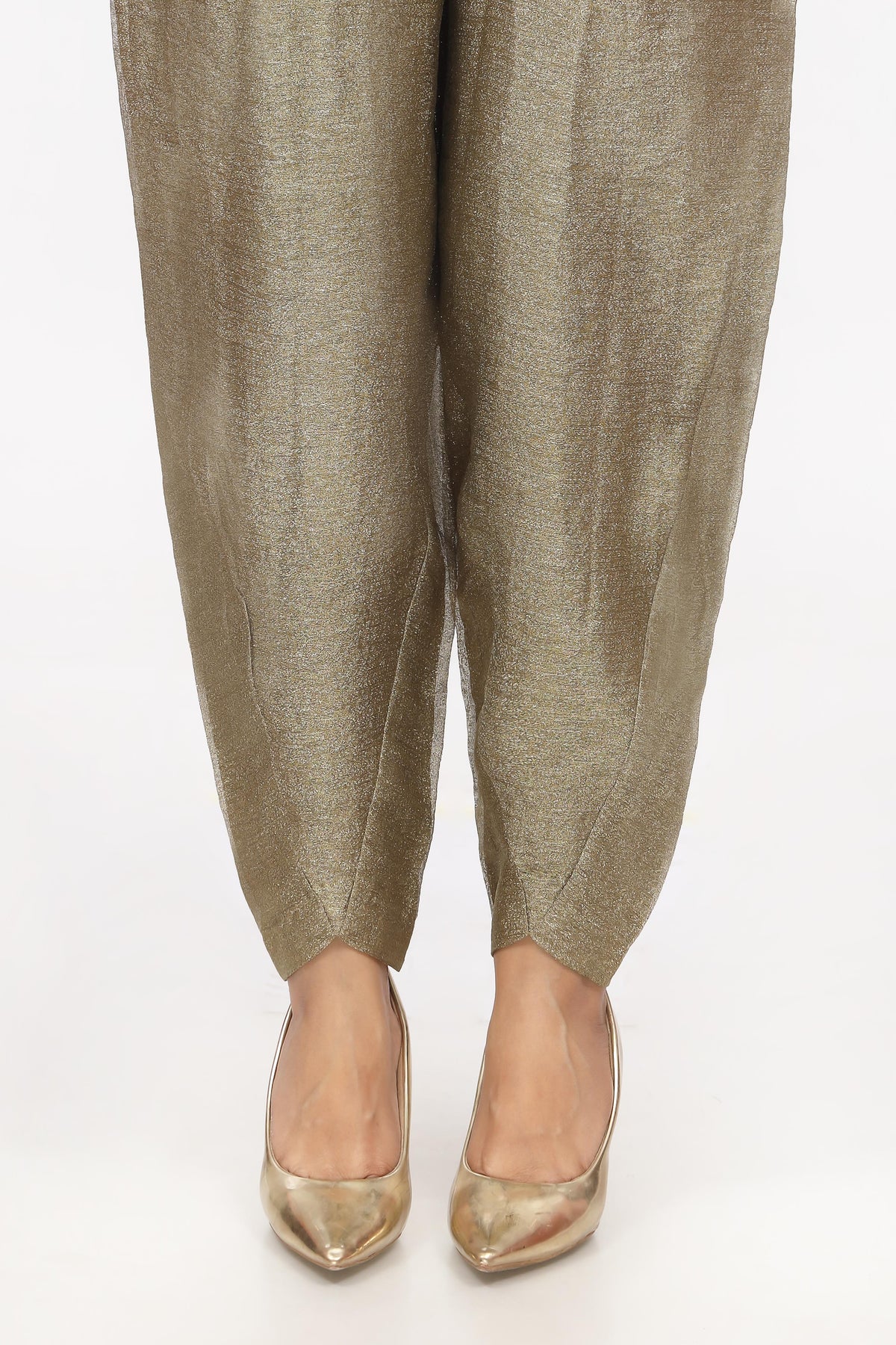 1 Piece Tissue Zari Plain Shalwar  (AA5403)