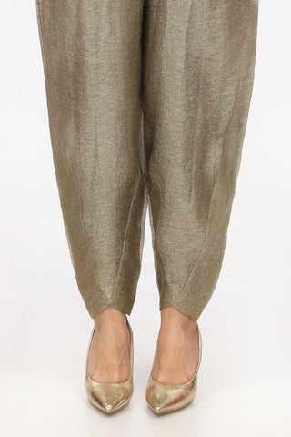 1 Piece Tissue Zari Plain Shalwar  (AA5403)