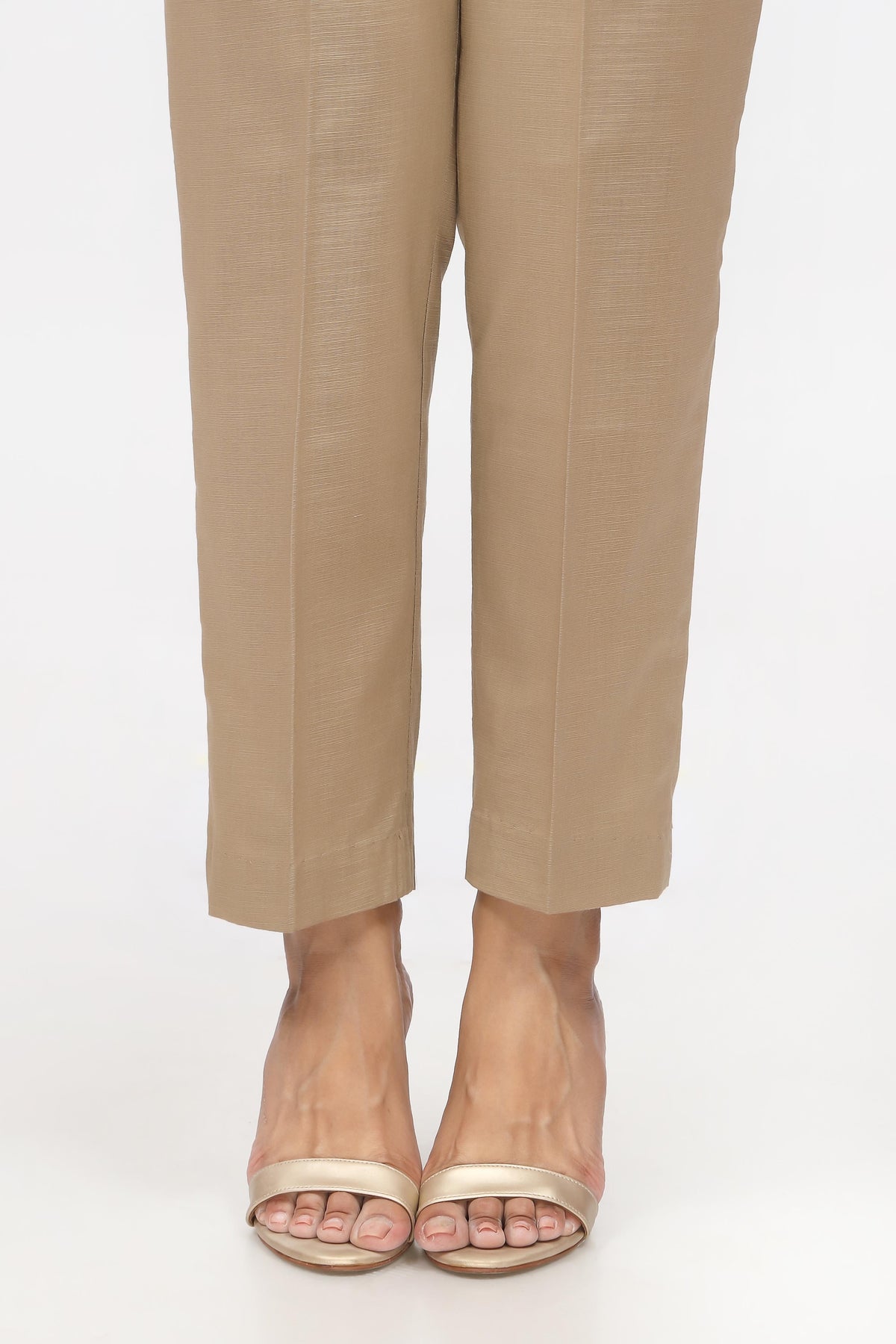 1 Piece Slub Khaddar Plain Trouser  (BB9918)
