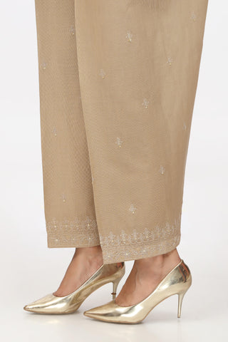 1 Piece Slub Khaddar Embroidered Shalwar  (BB9955)