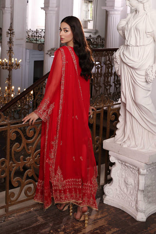 3 Piece Chiffon Embroidered Suit (AP0026)