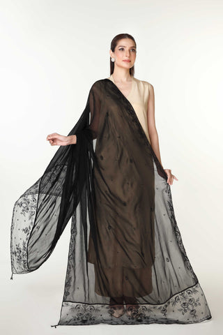 1 Piece Chiffon Embellished Dupatta  (AA5399)