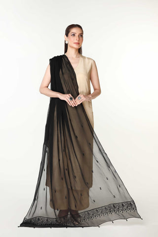 1 Piece Chiffon Embellished Dupatta  (AA5404)