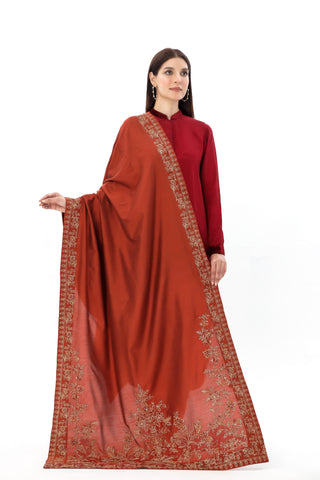 Also remove this articles from the web, after resolve the issue will inform to you for relive. - 1 Piece Cotton Silk Embroidered Shawl (AA5444)