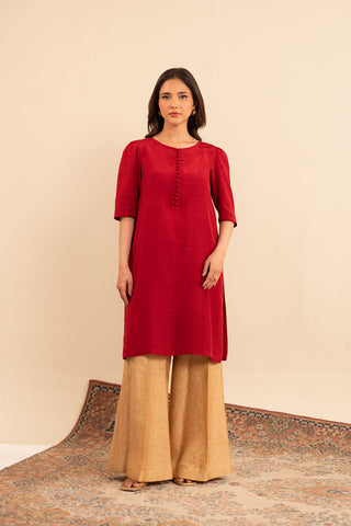 1 Piece Tissue zari Solid Bottom (AA5457)