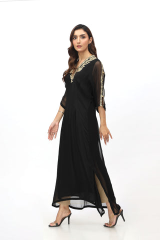 1 Piece Chiffon Embellished Top  (AD0039)